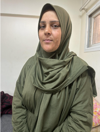 Nabilah Miqdad (39), mother of five from Gaza City